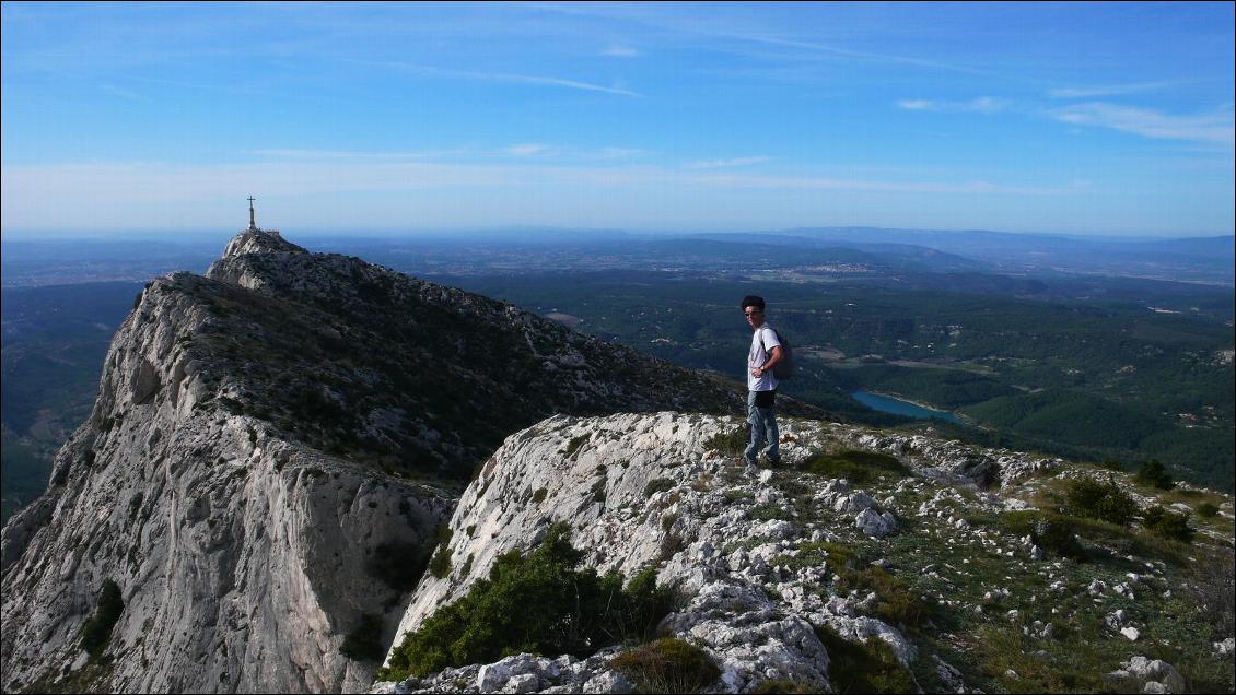 Port des chaussettes de compression Cimalp en trail