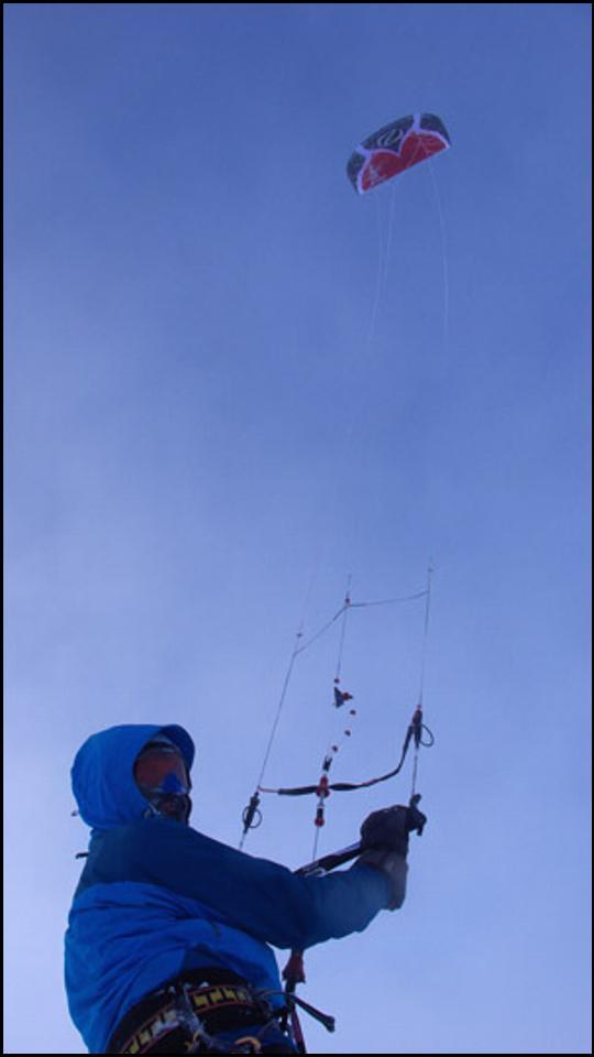 Kite ski Islande
