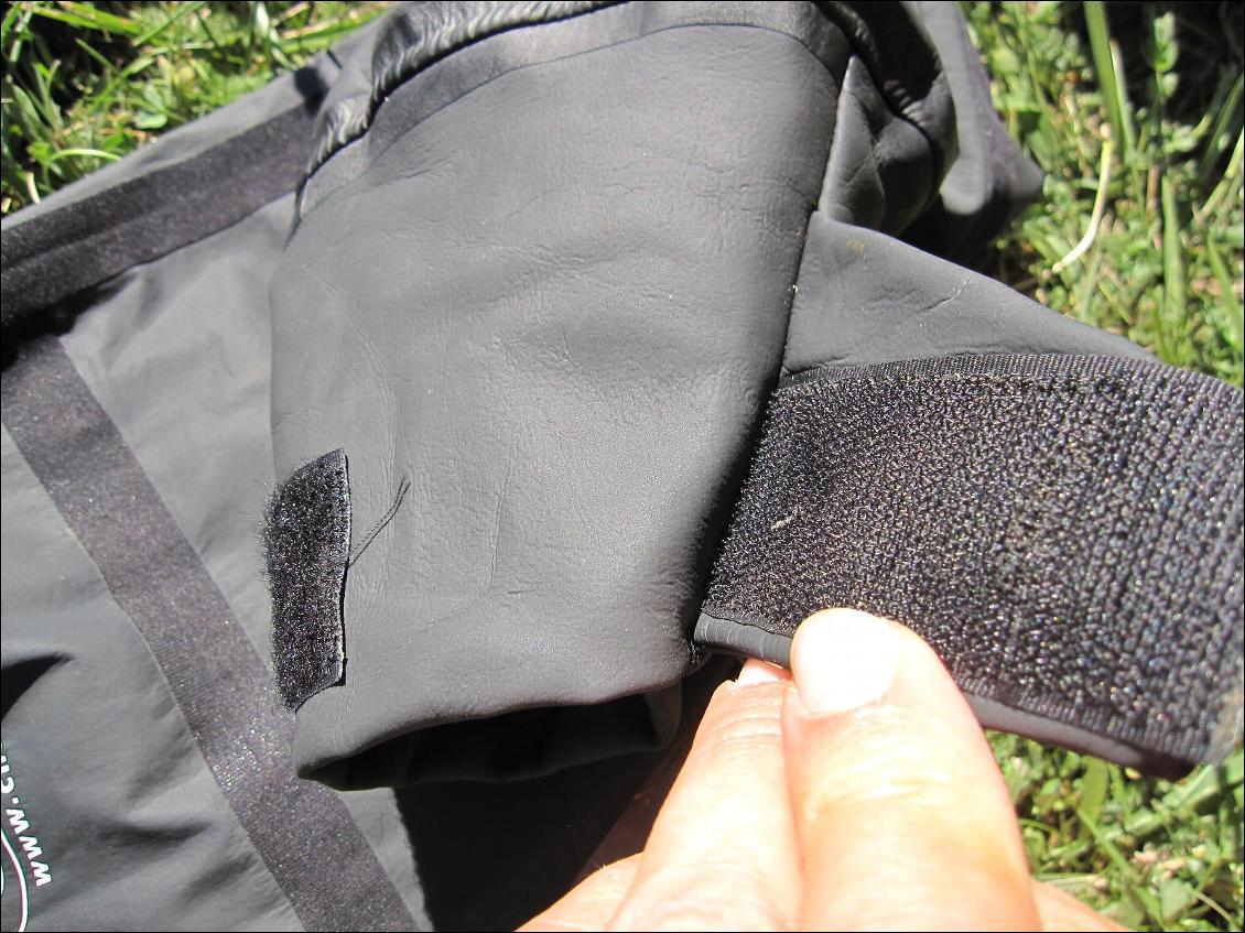 Réglage chevilles via velcro