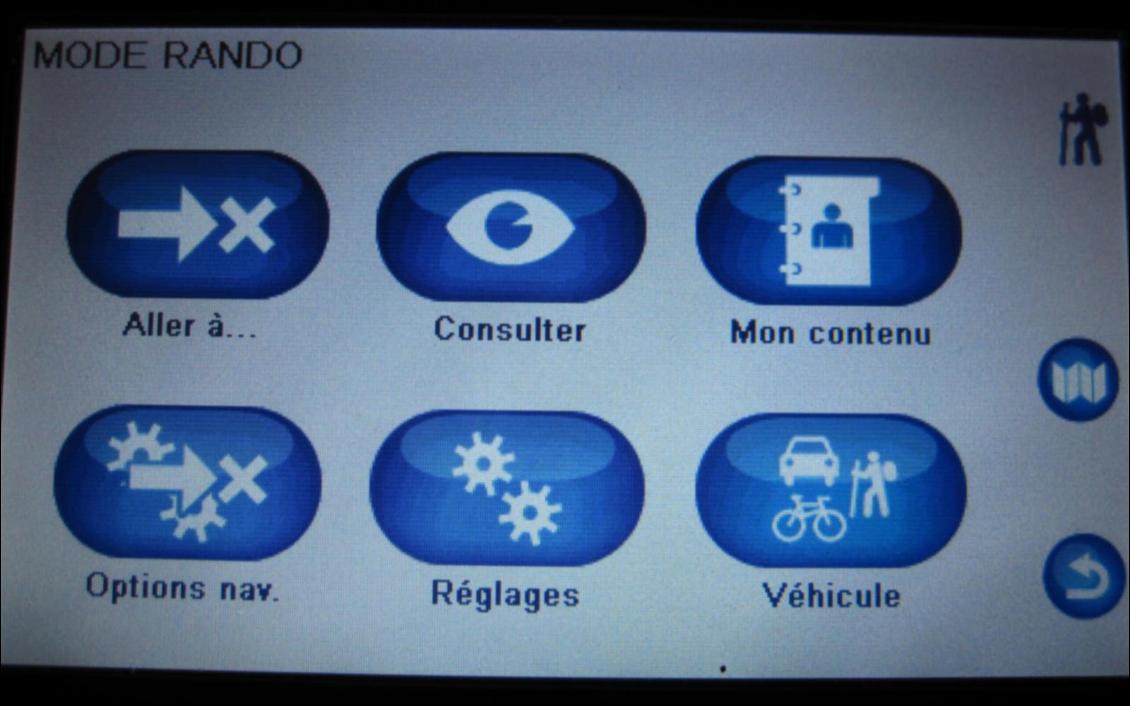 Evadeo : les menus