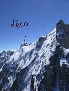vol au dessus de l'Aiguille du Midi