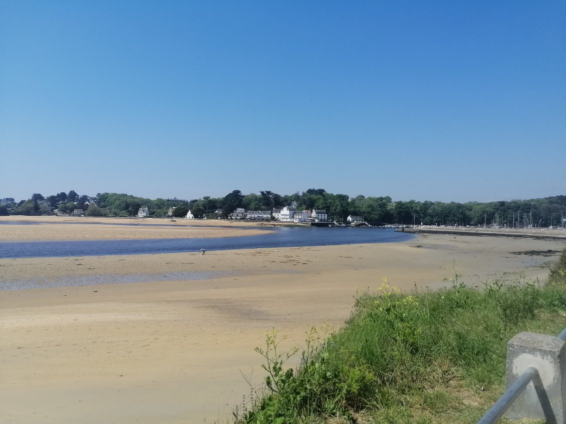 Quelques kilomètres plus tard, de Guidel, vue sur le Pouldu
