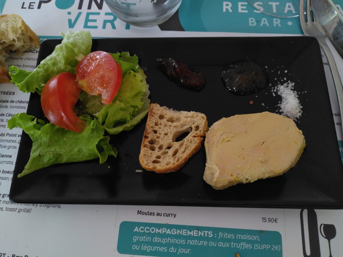 Miam, il reste du foie gras après un mariage !