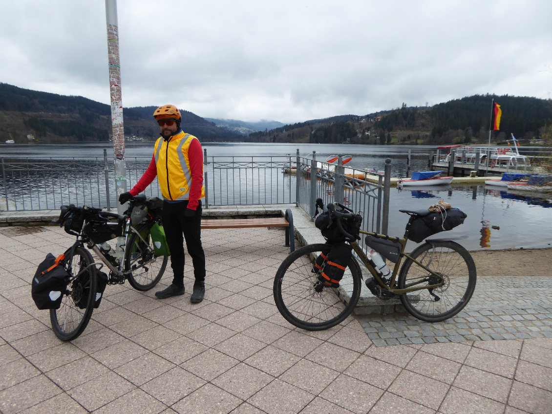 Lac Titisee. Ça caille on dirait.