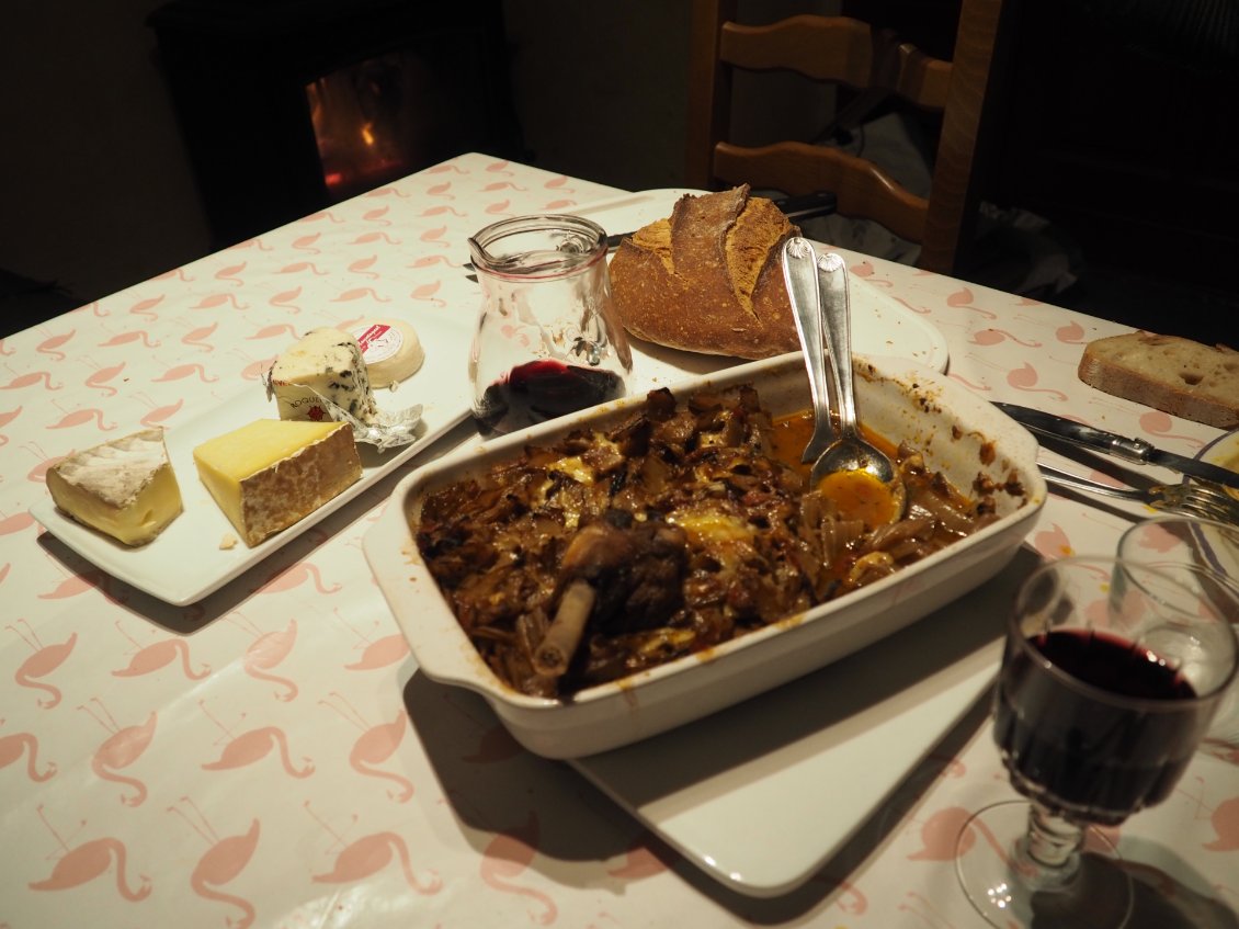 Festin chez Mimi.