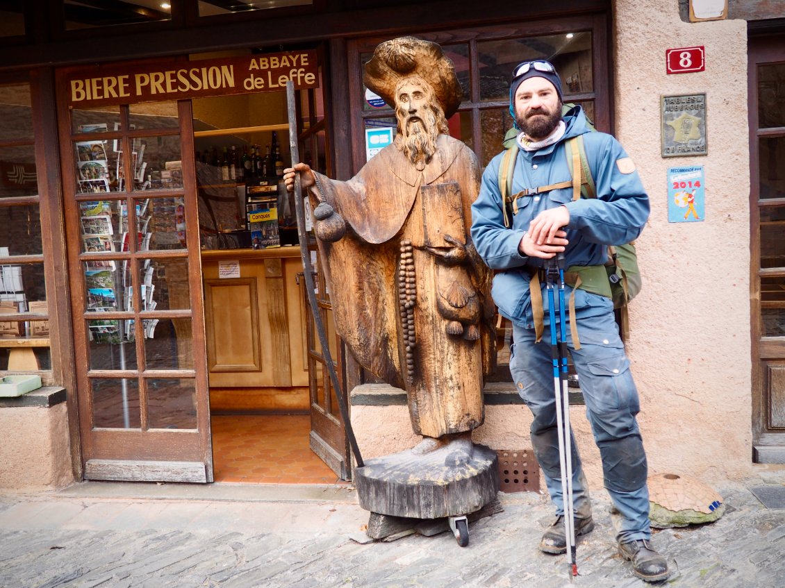 Sous le regard bienveillant de Saint Jacques le Majeur.