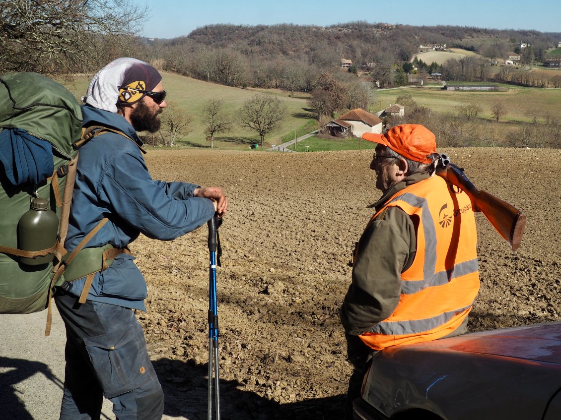 discussion autour du changement climatique.