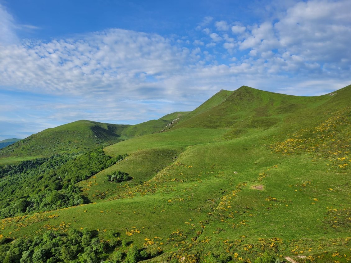 Cyclo-rando à l'assaut des volcans d'Auvergne