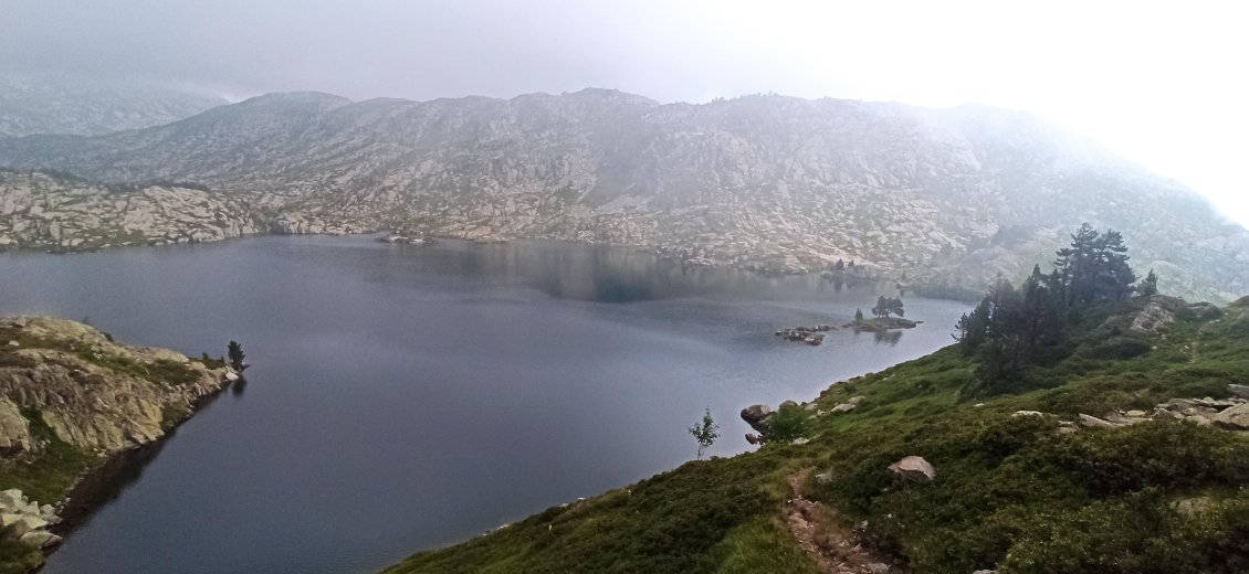 Etang de Certascan, arrivée difficile