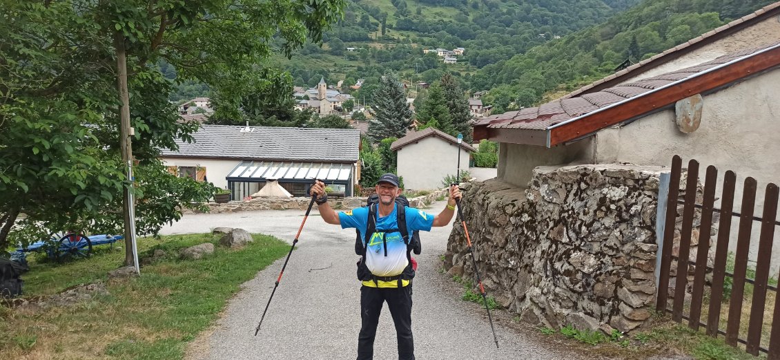 Arrivée à Mérens Les Vals
