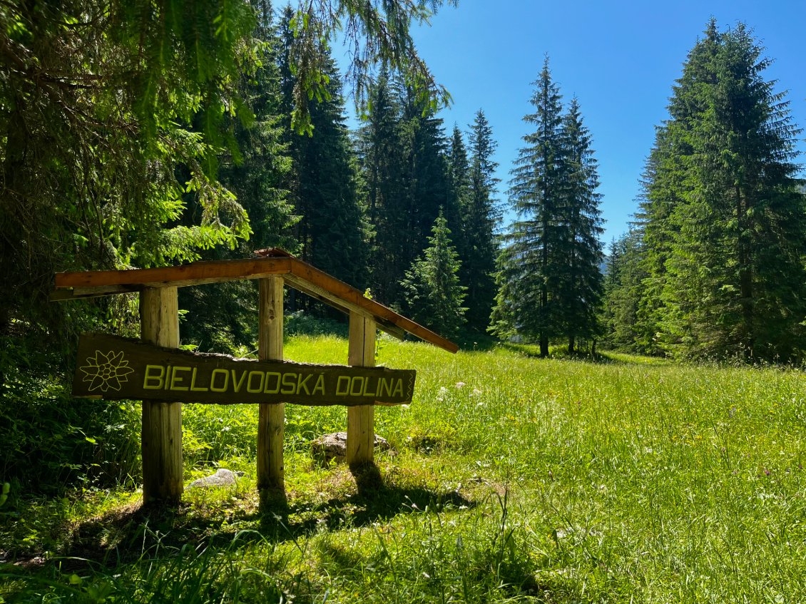 Dans la vallée des Eaux Blanches.