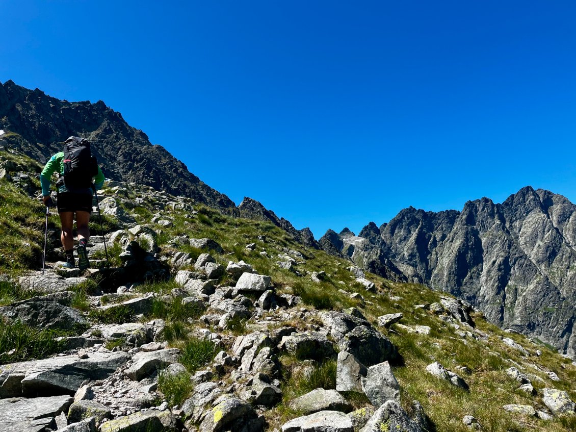 Direction les crêtes 