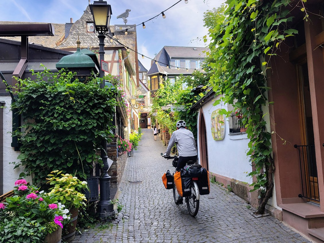 J11. La Drosselgasse est le coeur de la vieille ville de Rüdesheim avec des restaurants traditionnels et bars à vin.