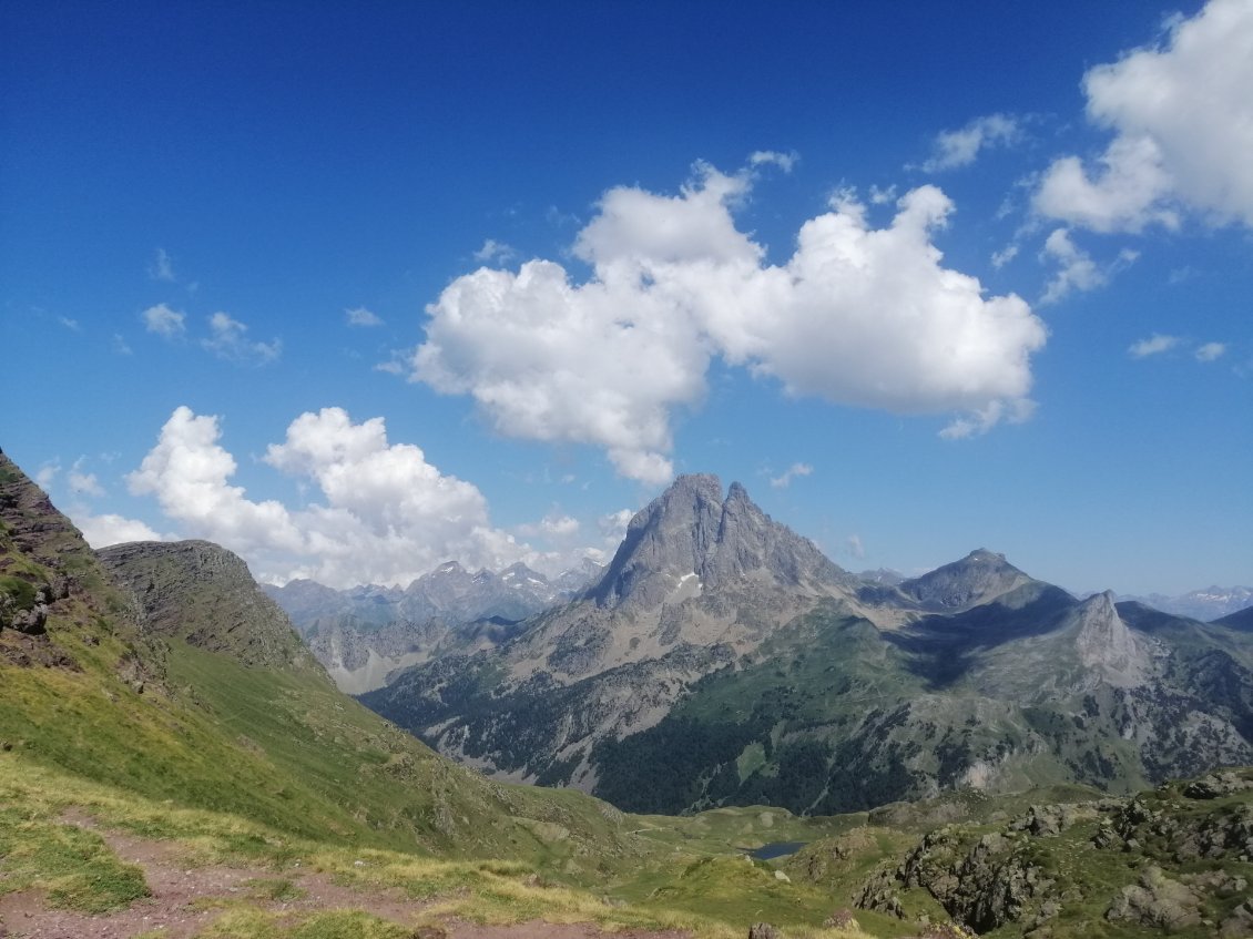Vue du col d'Ayous sur la vallée d'Ossau