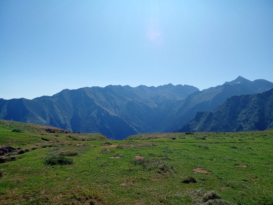 Vue du col de Part, face le col de l'Arech