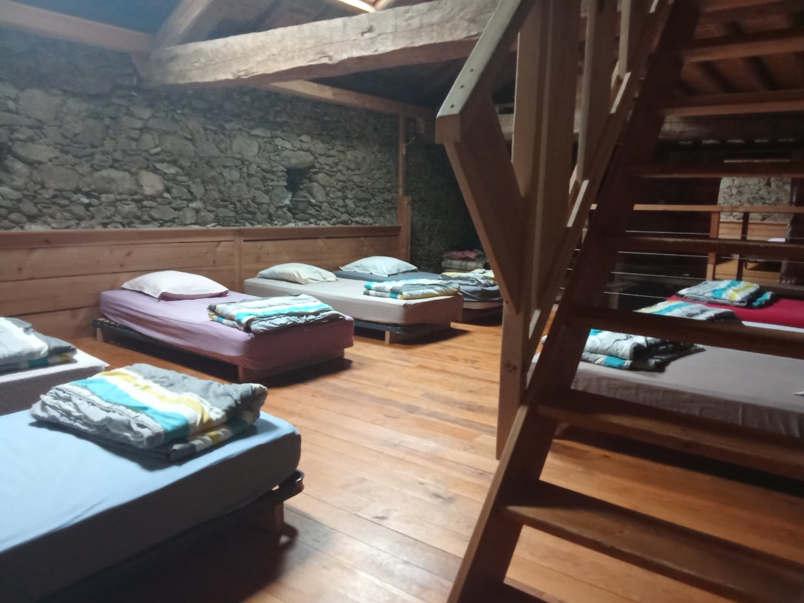 Dortoir du gîte