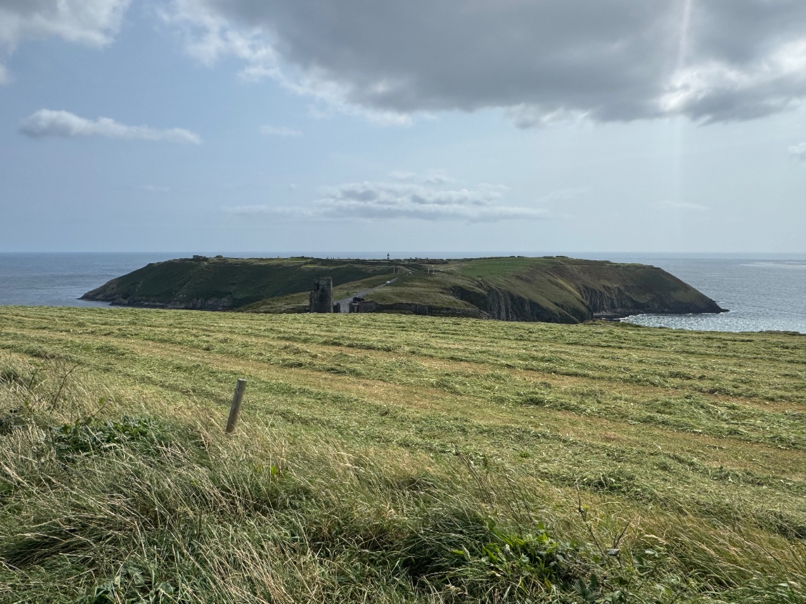 La point de Old Head et son terrain de golf.