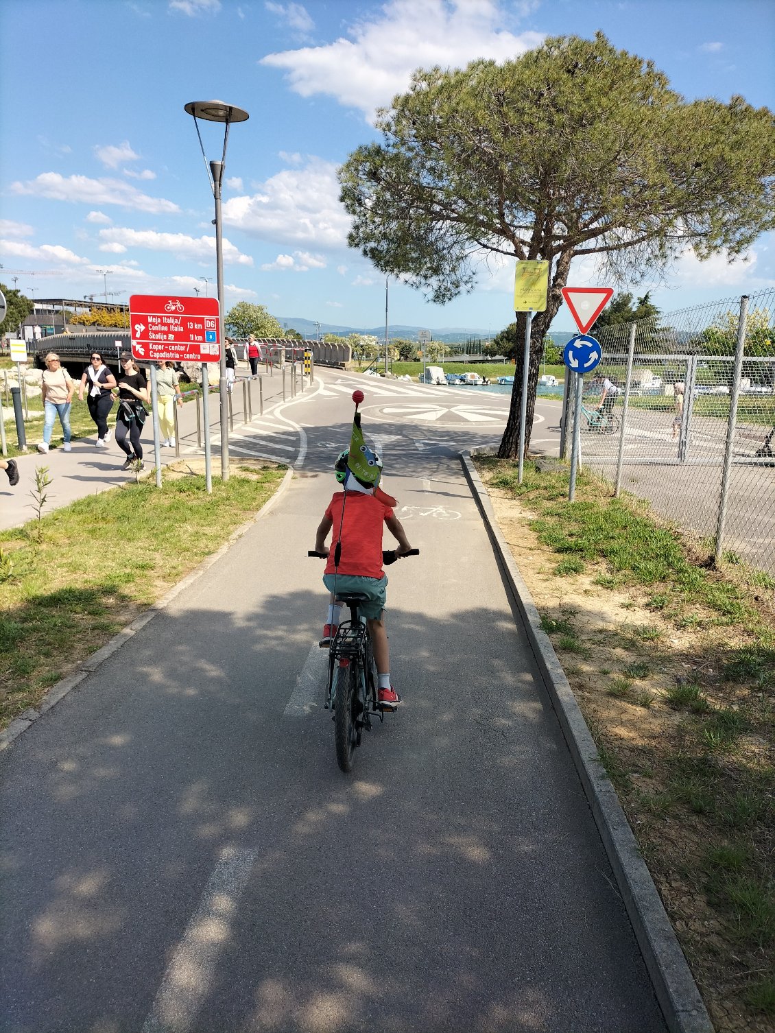 Un rond-point pour cyclistes !
