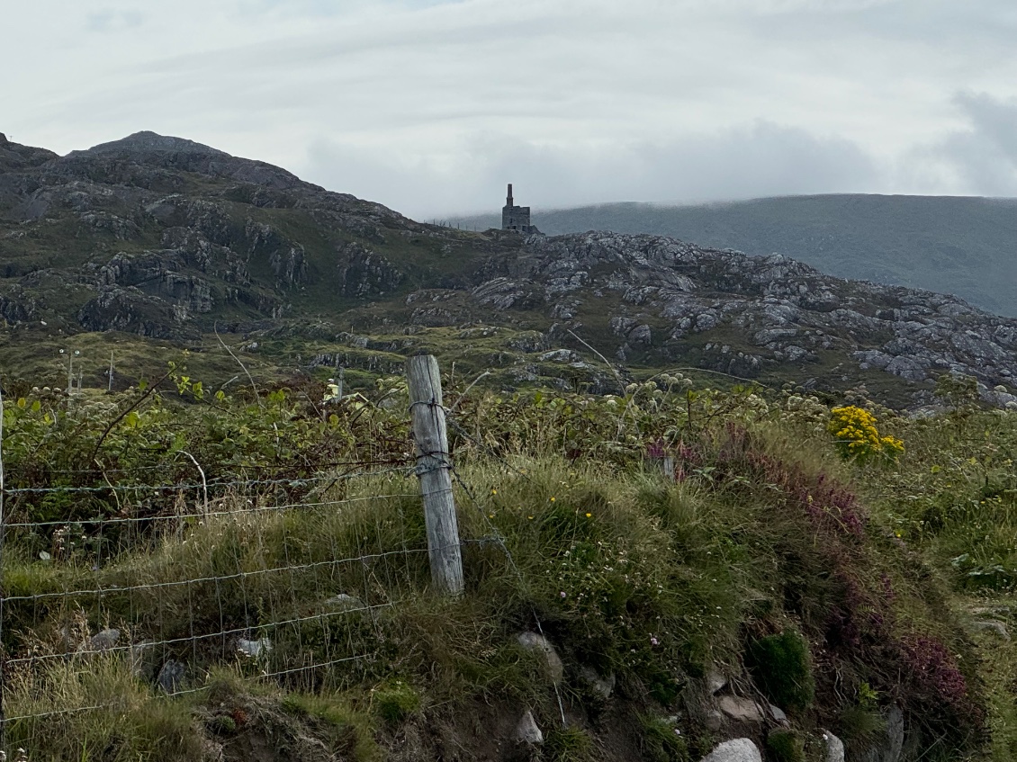 L’entrée du puit de la mine de Allihies 