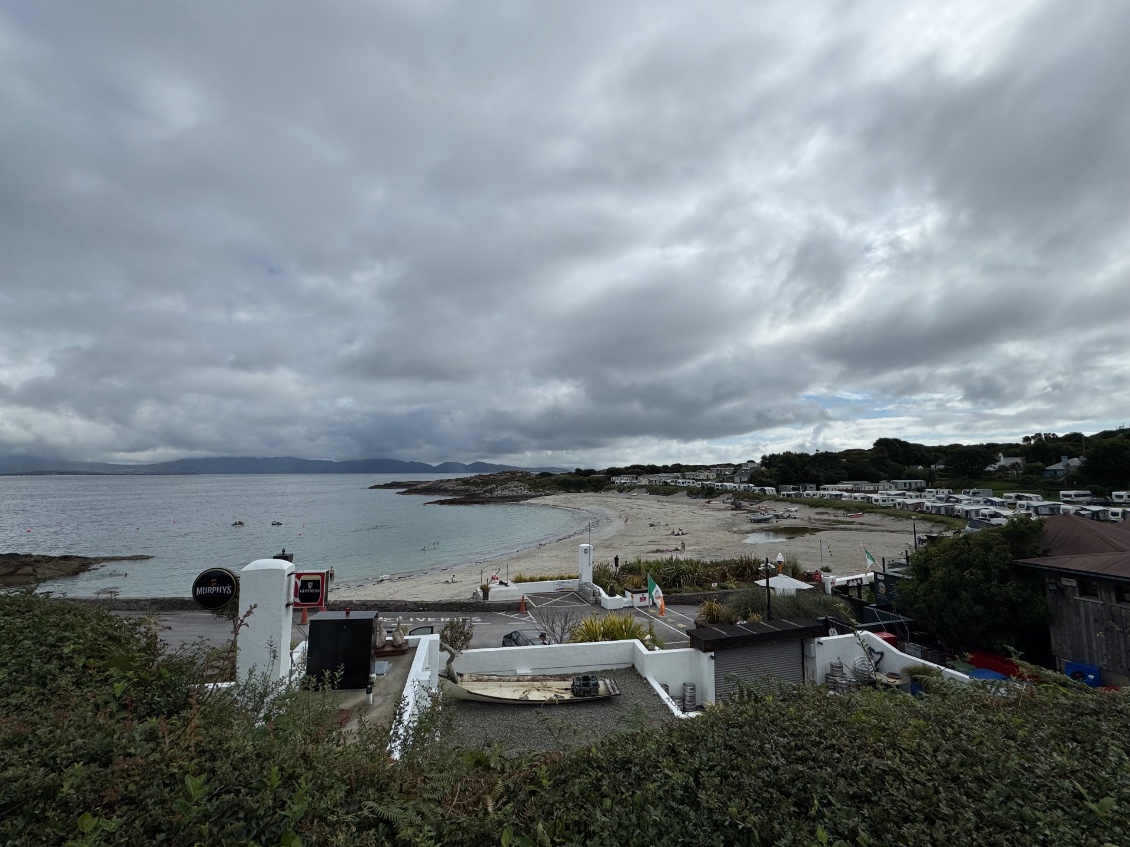 La plage de Caherdaniel. Un peu avant notre camping