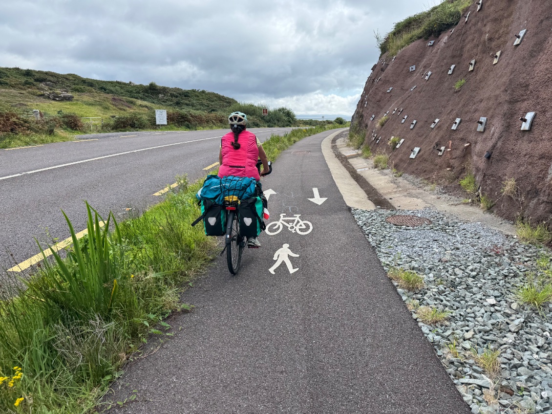 Première zone cyclable depuis Cork ! Elle ne dure que quelques kilomètres.