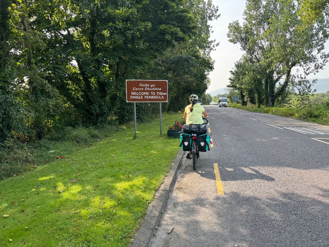 Entrée dans la dernière péninsule : Dingle
