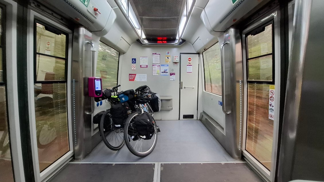Dans le train