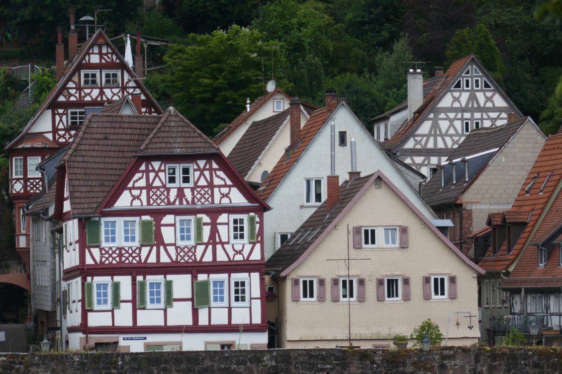 Eberbach et ses magnifiques maisons à colombages.