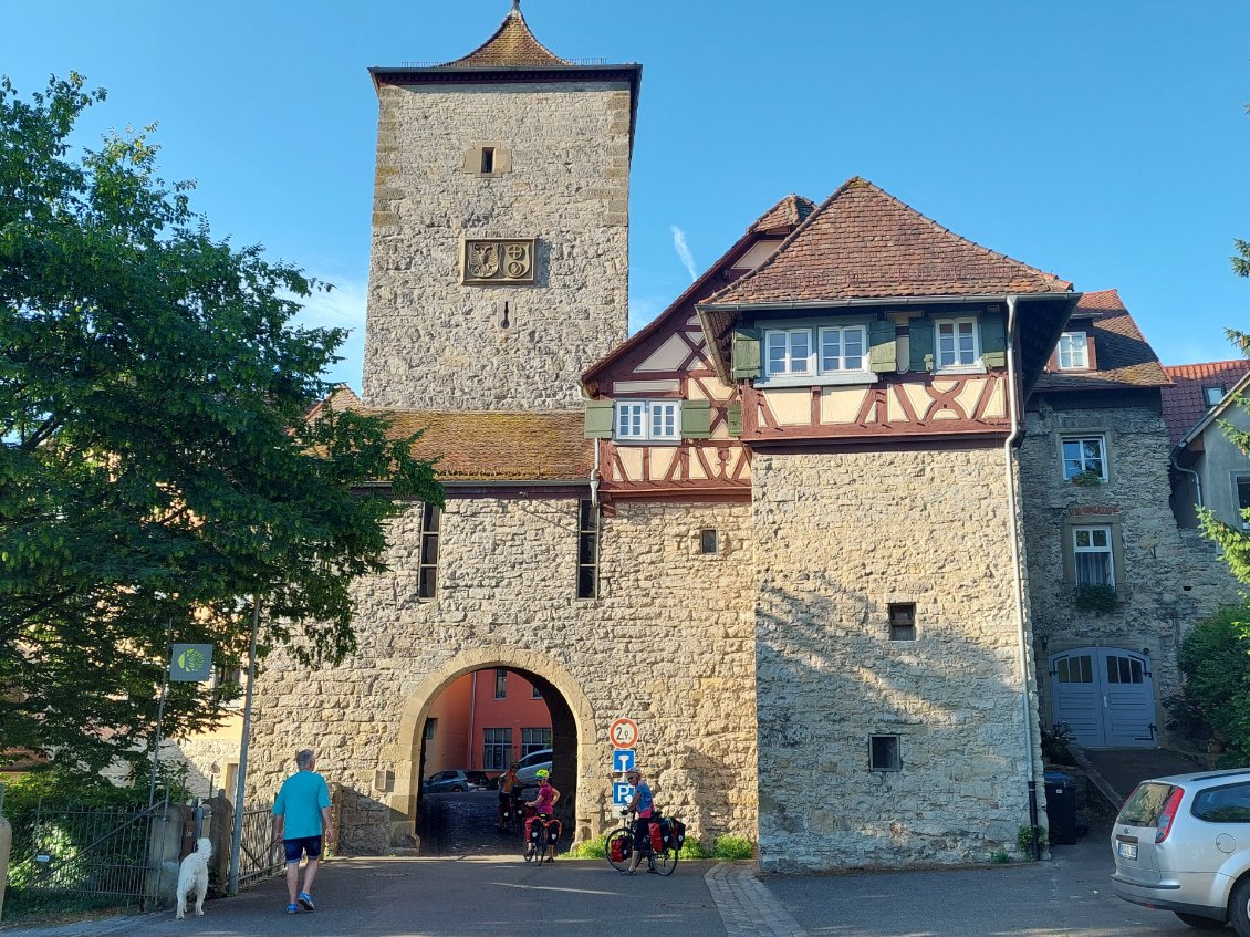 Une des portes d'entrée de Schwäbisch Hall.
