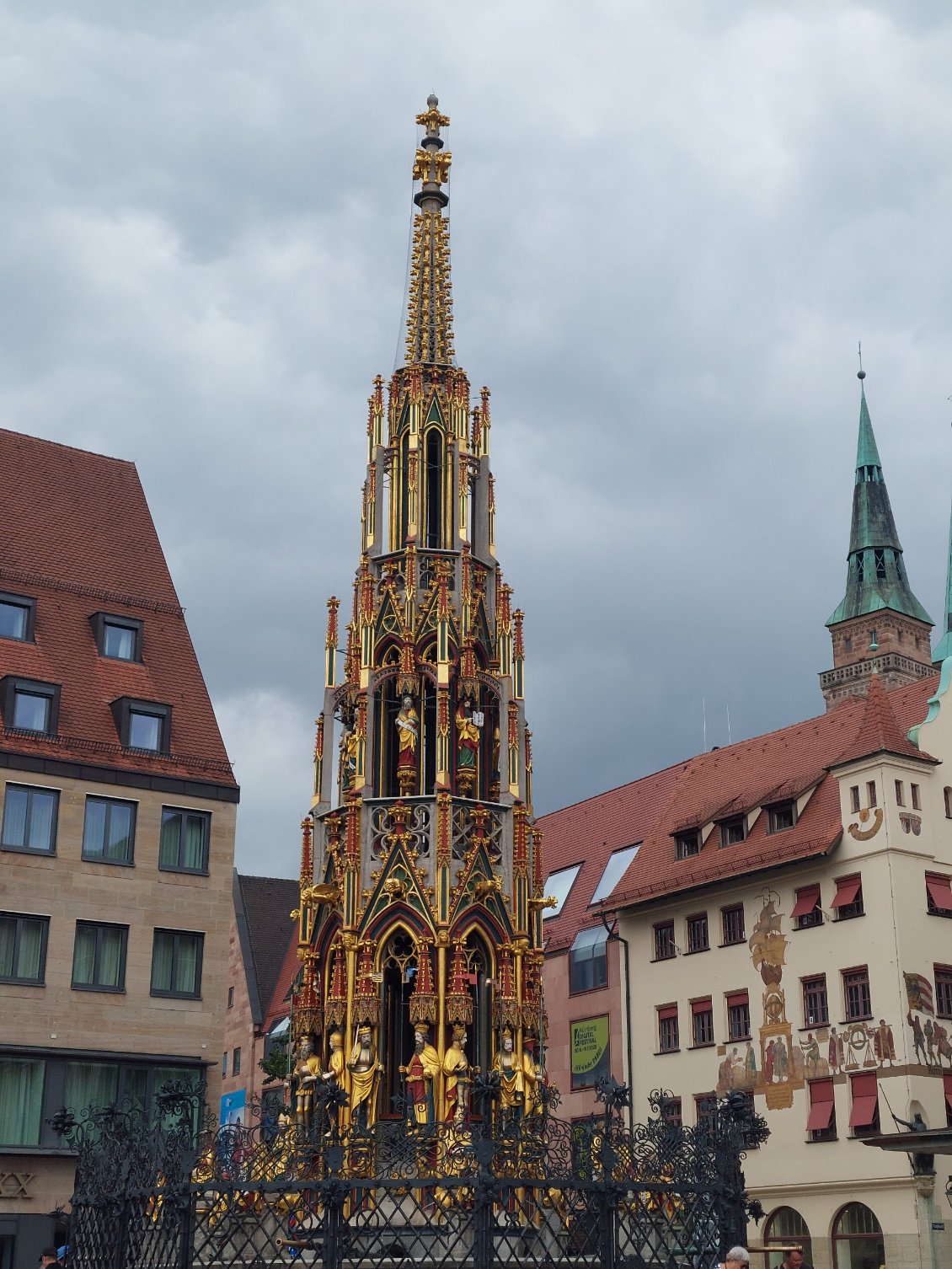 Belle fontaine à Nürnberg.