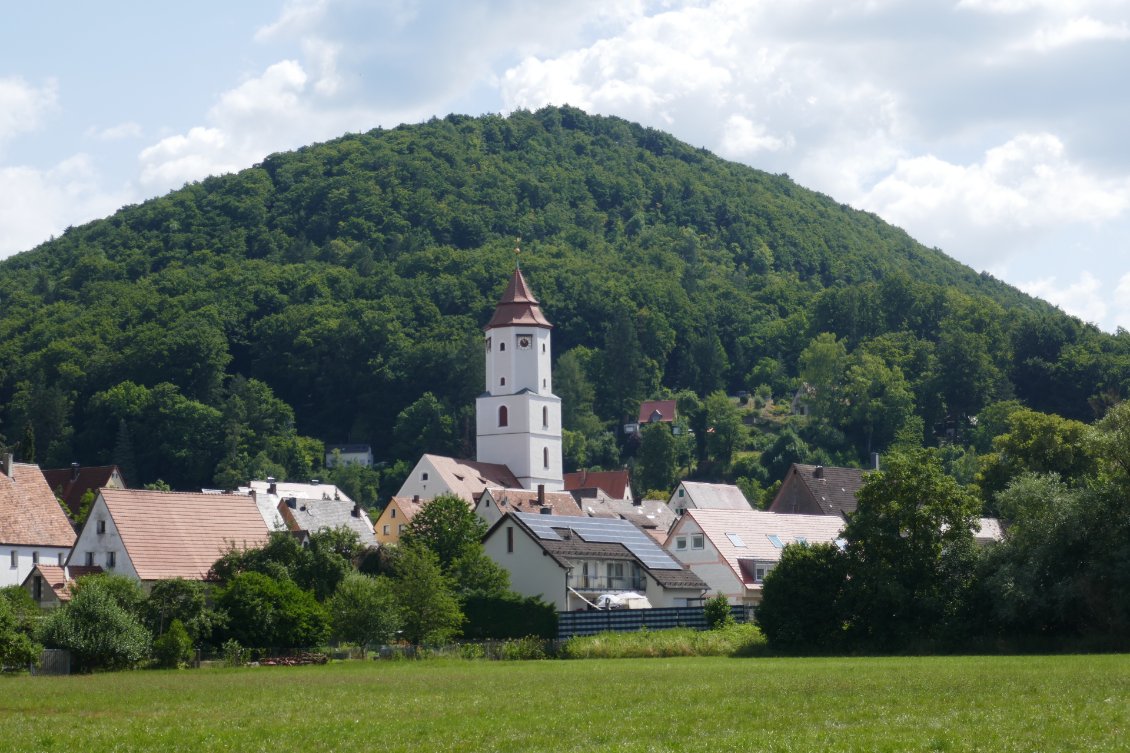 Traversée de villages et collines avant Sulzbach-Rosenberg