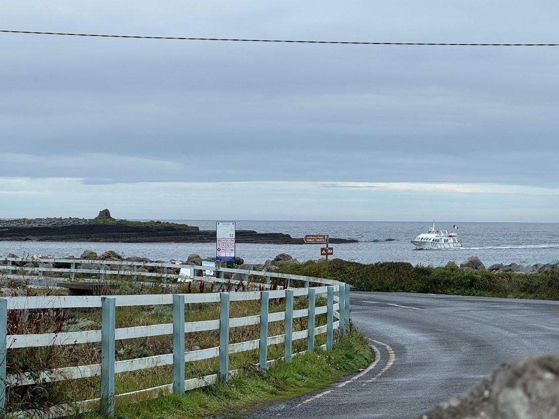 Voici l’arrivée de la navette.