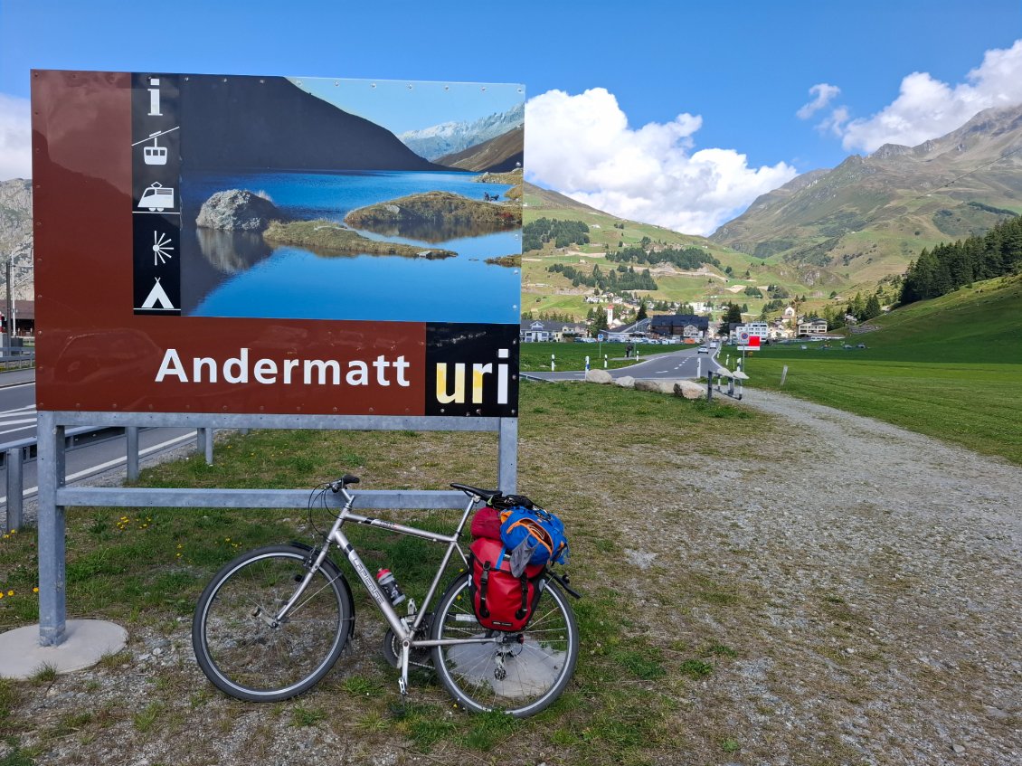 Arrivée à Andermatt