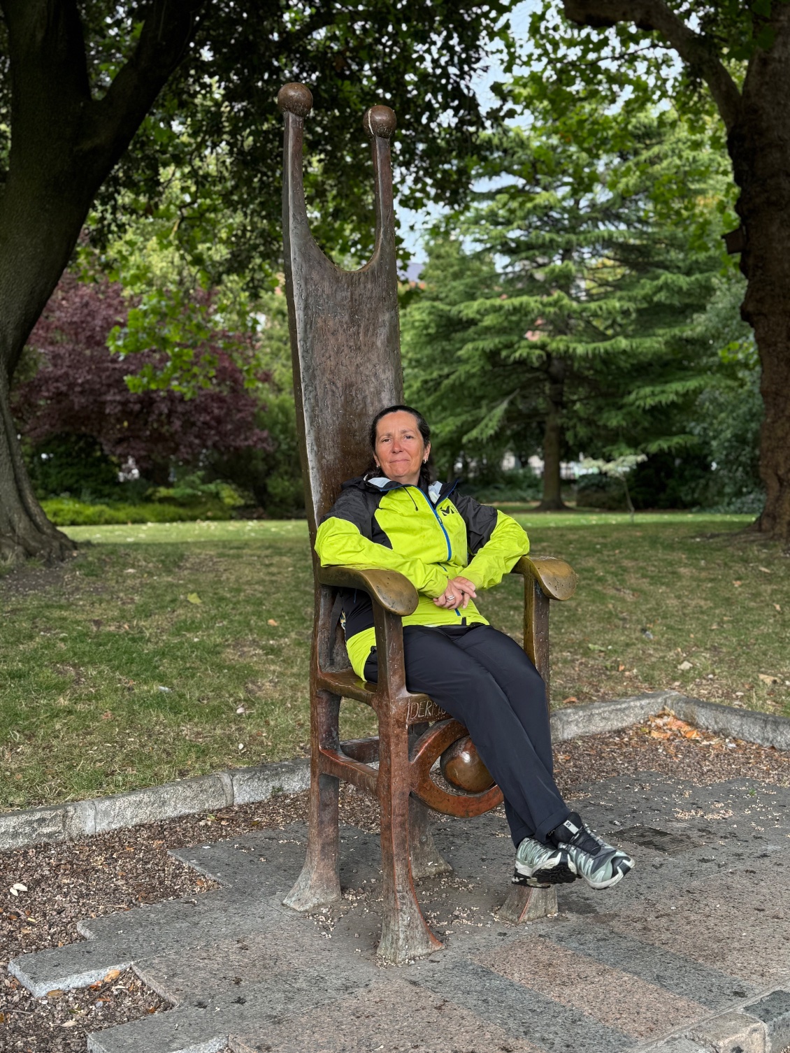 Une chaise originale dans Merrion Square