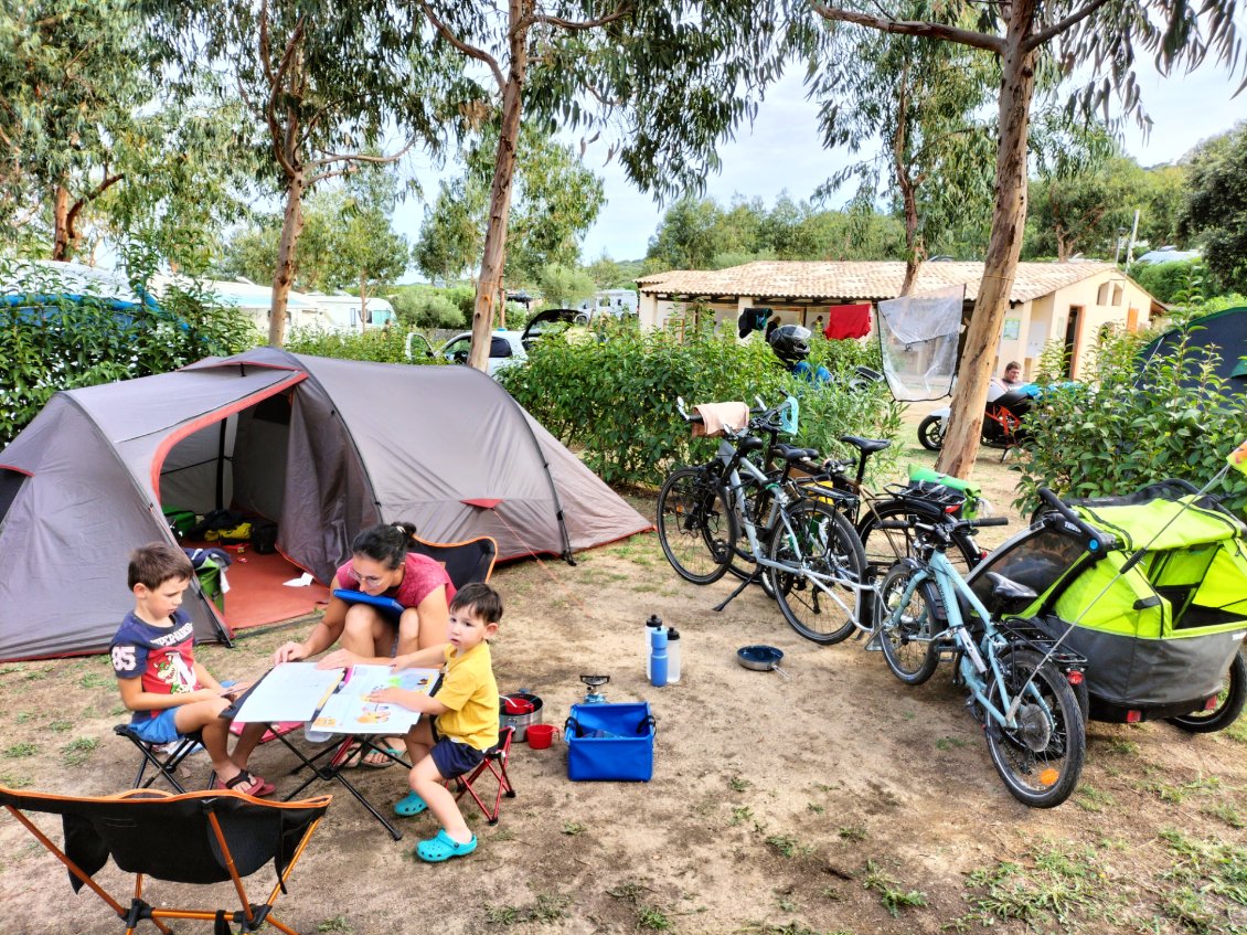 Campement pour passer quelques jours de pause