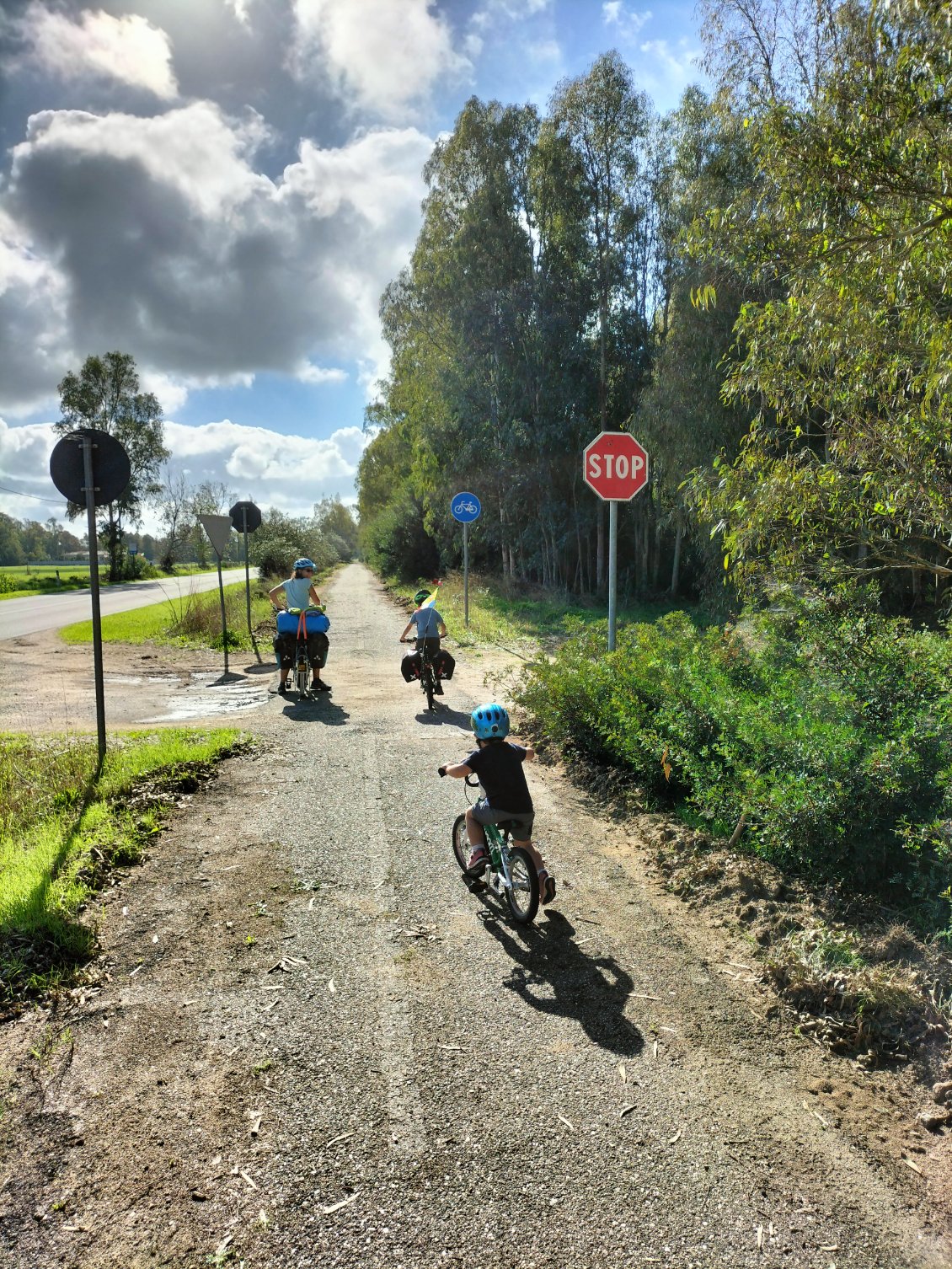 Première piste cyclable italienne