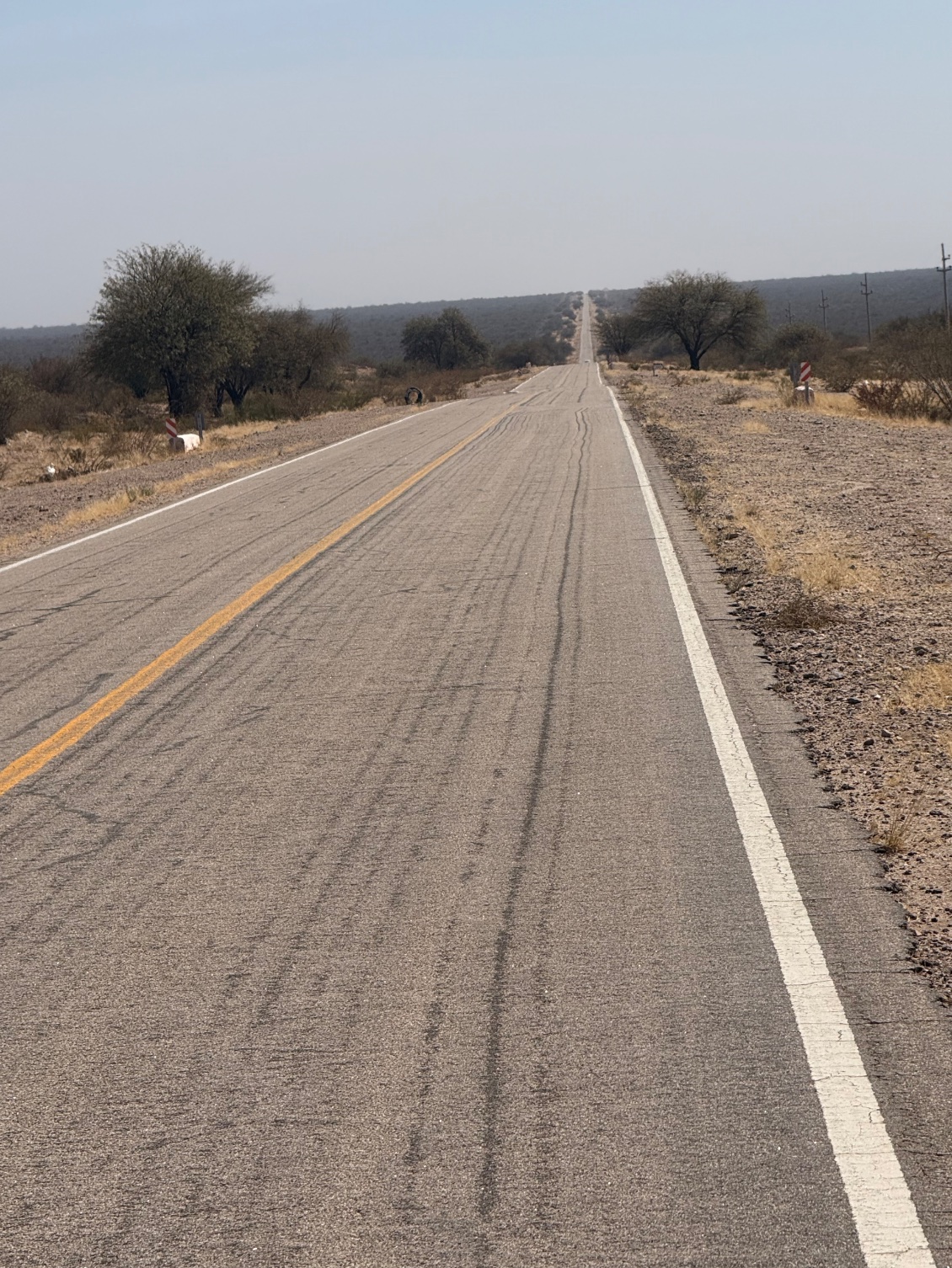 Route toujours avec peu de circulation