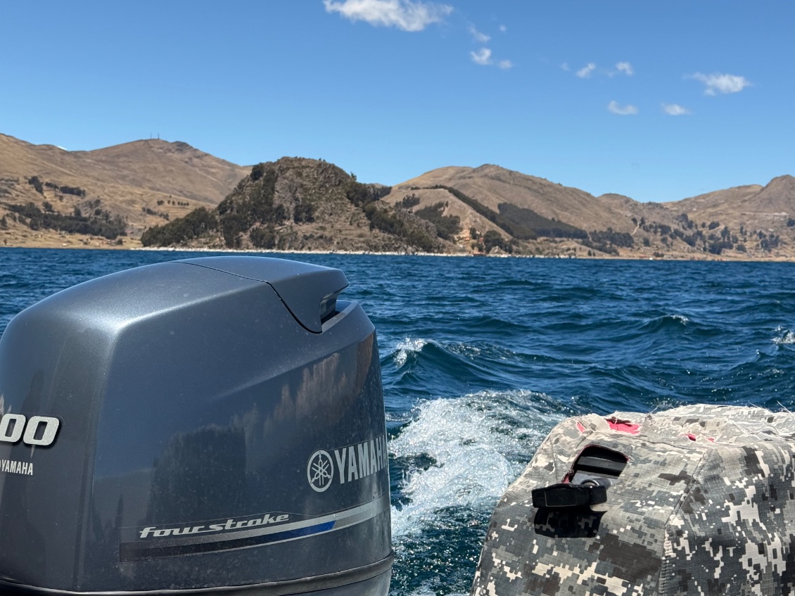 Navigation sur le lac ticacaca