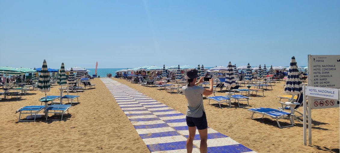 Toujours aussi plaisant de voir ces paysages artificiels de bord de mer. 