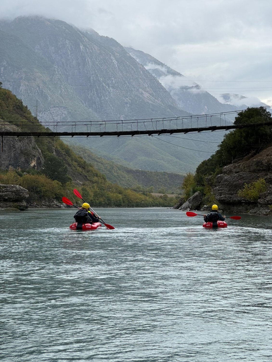 Les fameux ponts albanais, très robustes!