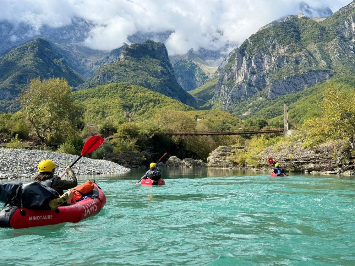 Les magnifiques paysages de la Vjosa