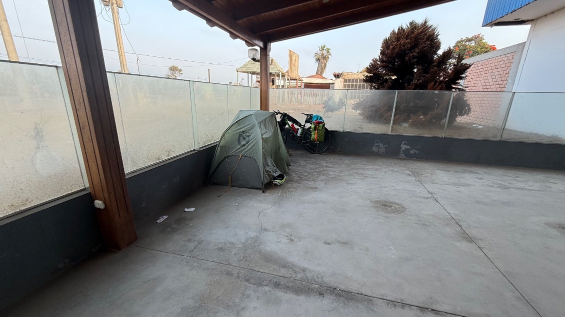 Dernière nuit en toile de tente