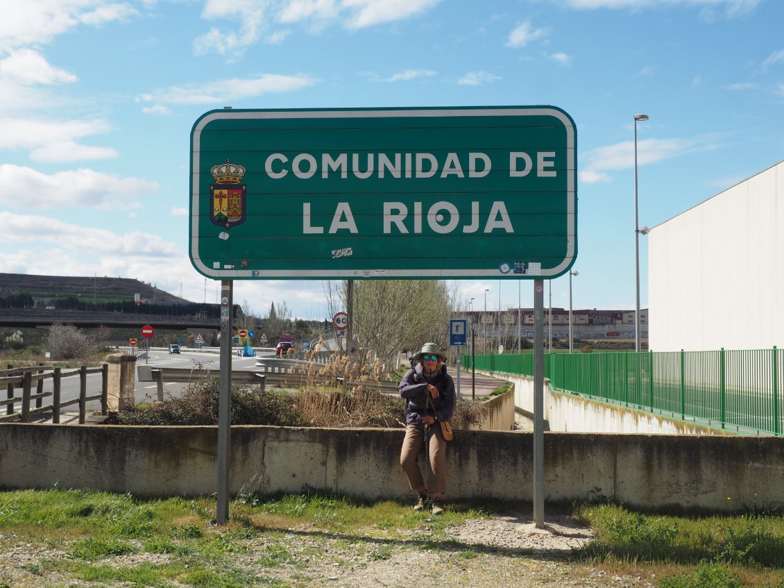 Entrée en La Rioja, à Logroño.