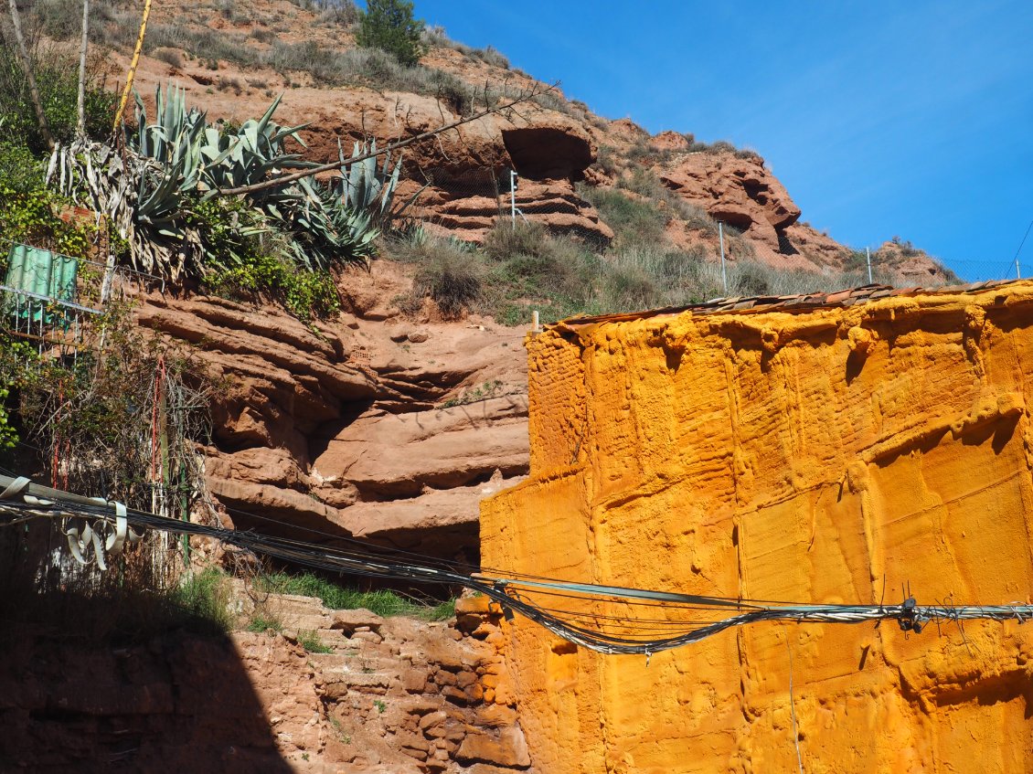 Nájera et sa teinte ocre caractéristique.