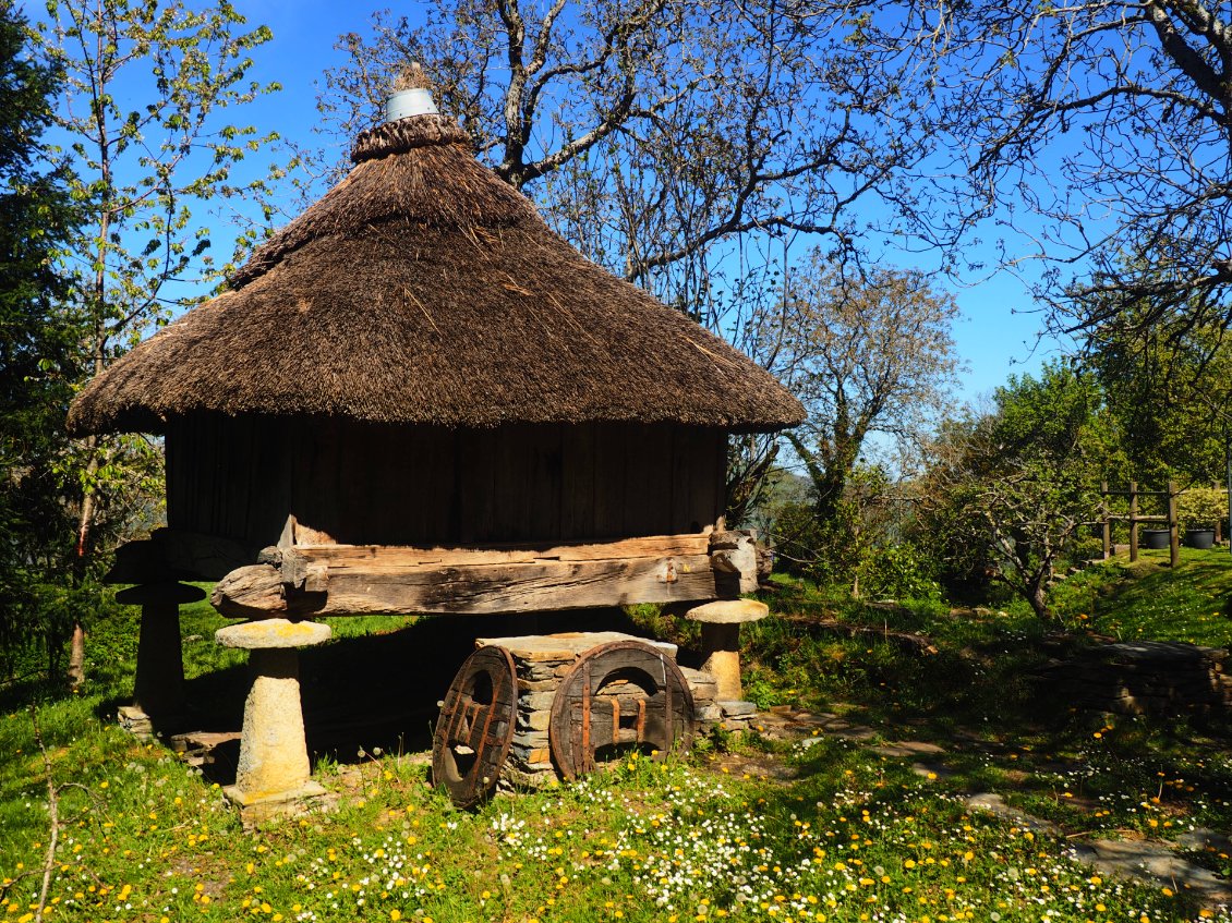 Les toits de chaume, emblématiques de la région.