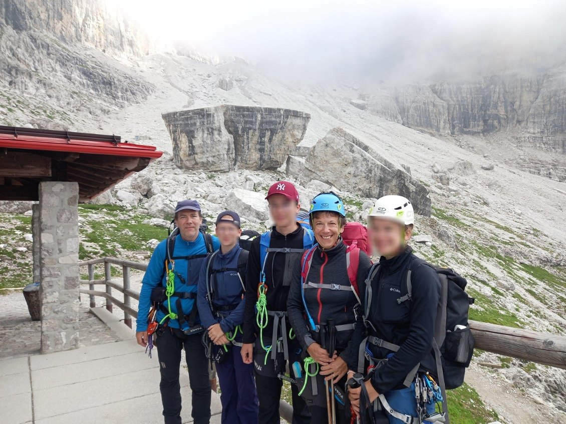 Départ du refuge Agostini