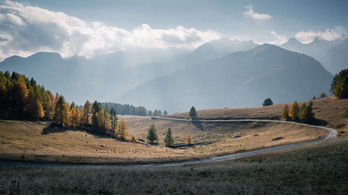 En face, le Mercantour et la vallée des Merveilles