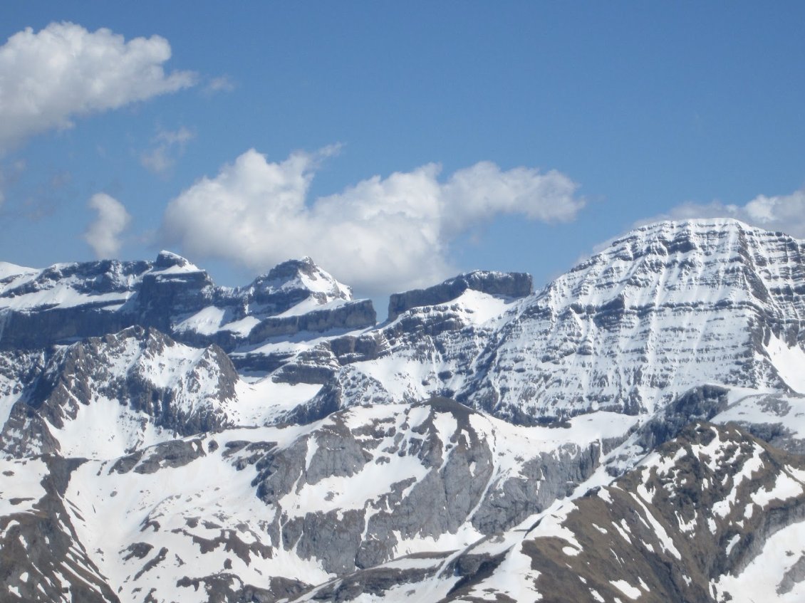 Brèche de Roland depuis le refuge de Baysselance