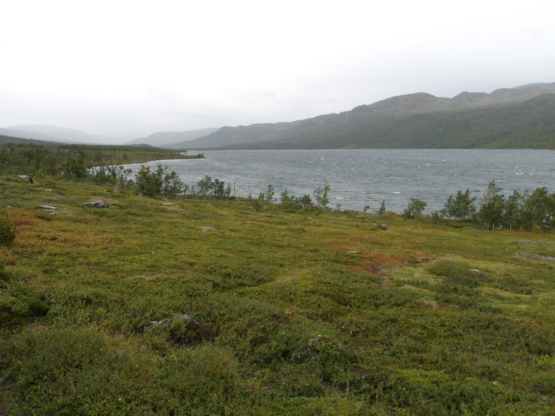 Vagues sur le lac d’Abeskojávri