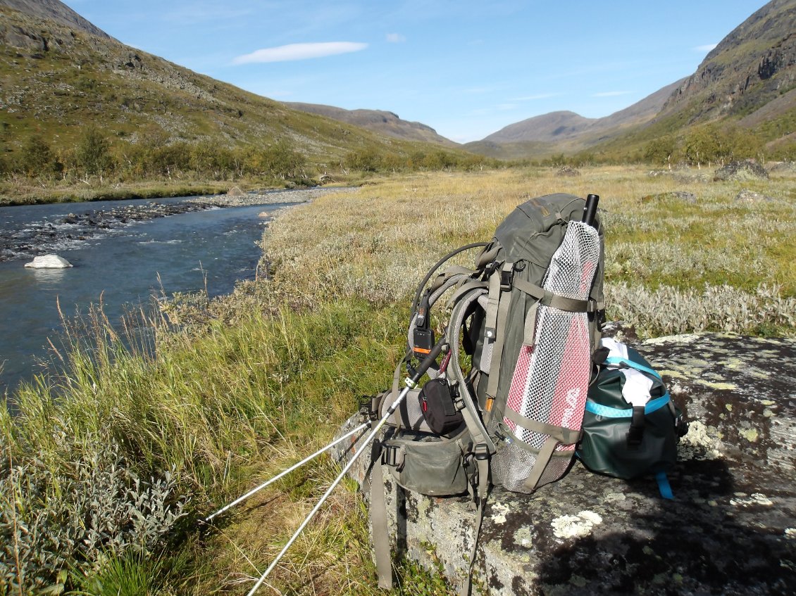 En descendant le long de la Visttas